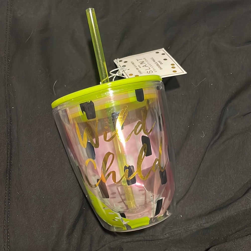 New Slant Collections “Wild Child” 10oz Double Wall Short Tumbler